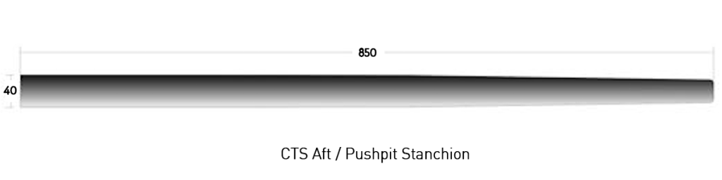 CTS Aft / Pushpit Stanchions