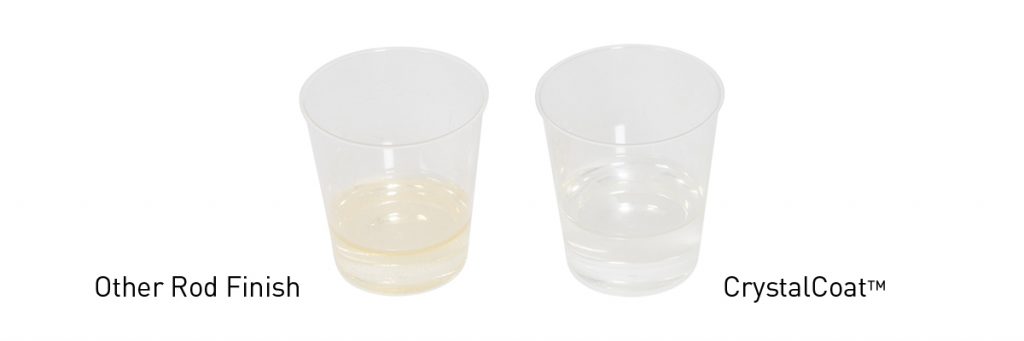 CTS CrystalCoat™ vs Other Rod Finish